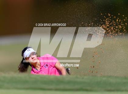 Thumbnail 1 in NCHSAA 1A/2A Girls Golf Finals (Day 1) photogallery.