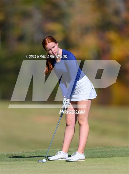 Thumbnail 3 in NCHSAA 1A/2A Girls Golf Finals (Day 1) photogallery.