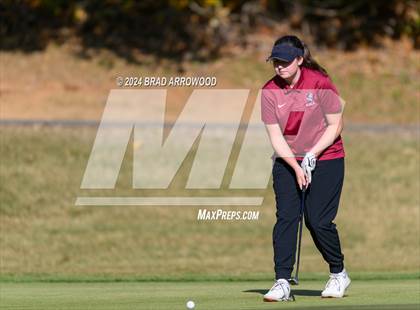 Thumbnail 1 in NCHSAA 1A/2A Girls Golf Finals (Day 1) photogallery.