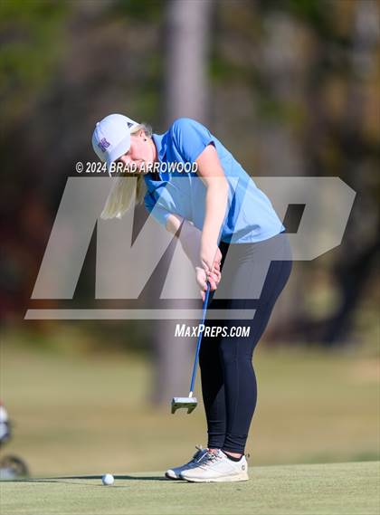 Thumbnail 1 in NCHSAA 1A/2A Girls Golf Finals (Day 1) photogallery.