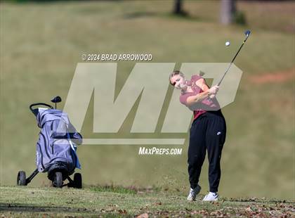Thumbnail 3 in NCHSAA 1A/2A Girls Golf Finals (Day 1) photogallery.
