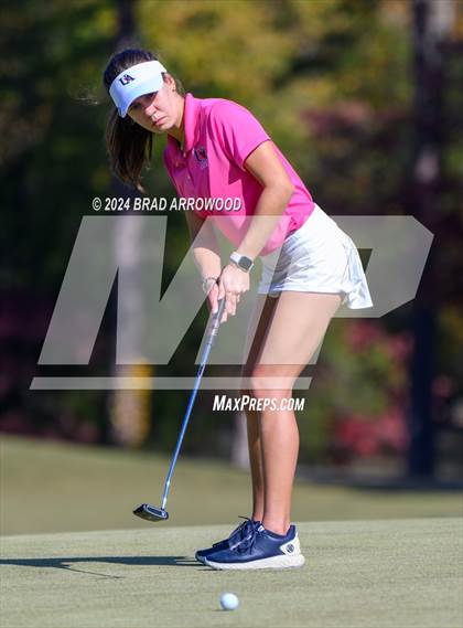 Thumbnail 2 in NCHSAA 1A/2A Girls Golf Finals (Day 1) photogallery.