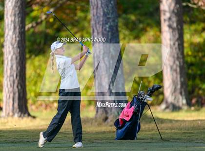 Thumbnail 3 in NCHSAA 1A/2A Girls Golf Finals (Day 1) photogallery.