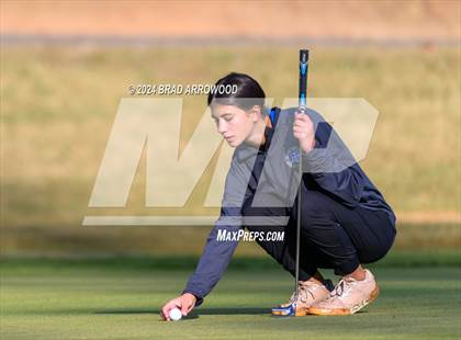 Thumbnail 2 in NCHSAA 1A/2A Girls Golf Finals (Day 1) photogallery.