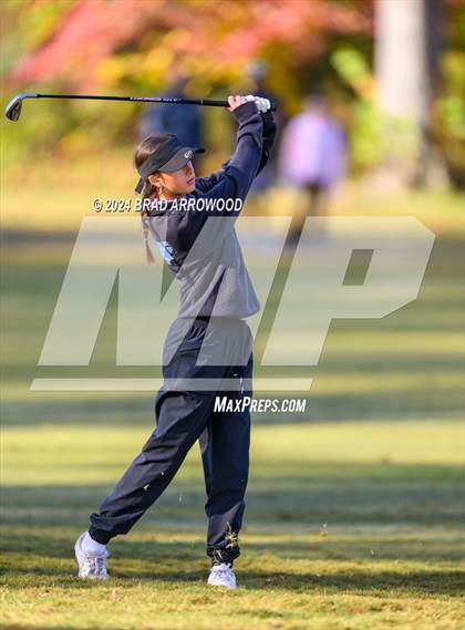 Thumbnail 1 in NCHSAA 1A/2A Girls Golf Finals (Day 1) photogallery.