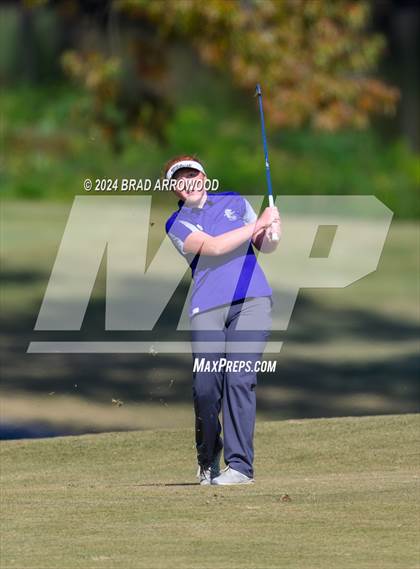 Thumbnail 3 in NCHSAA 1A/2A Girls Golf Finals (Day 1) photogallery.