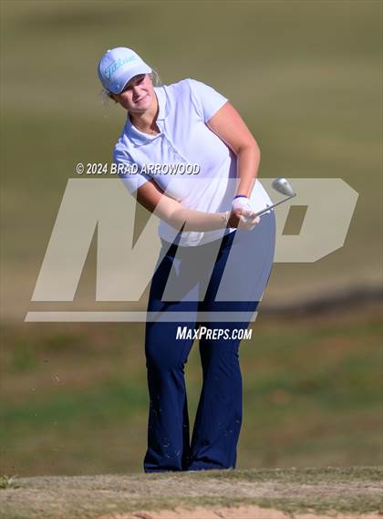 Thumbnail 2 in NCHSAA 1A/2A Girls Golf Finals (Day 1) photogallery.