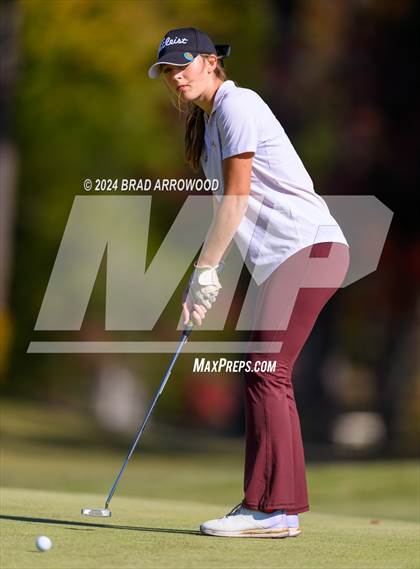 Thumbnail 3 in NCHSAA 1A/2A Girls Golf Finals (Day 1) photogallery.