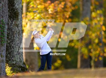 Thumbnail 2 in NCHSAA 1A/2A Girls Golf Finals (Day 1) photogallery.