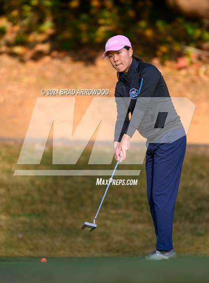 Thumbnail 1 in NCHSAA 1A/2A Girls Golf Finals (Day 1) photogallery.