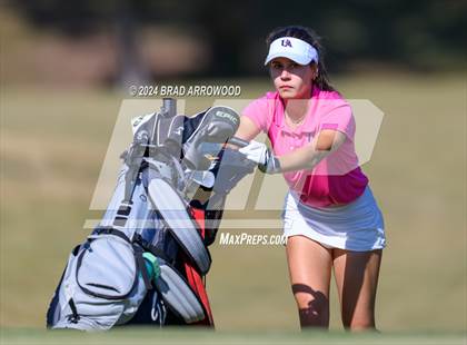 Thumbnail 1 in NCHSAA 1A/2A Girls Golf Finals (Day 1) photogallery.