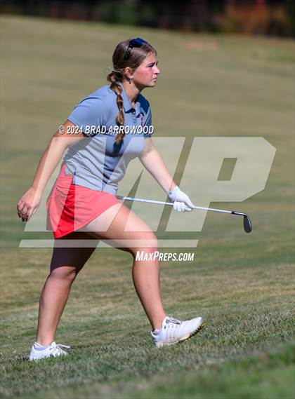Thumbnail 3 in NCHSAA 1A/2A Girls Golf Finals (Day 1) photogallery.