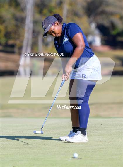 Thumbnail 2 in NCHSAA 1A/2A Girls Golf Finals (Day 1) photogallery.