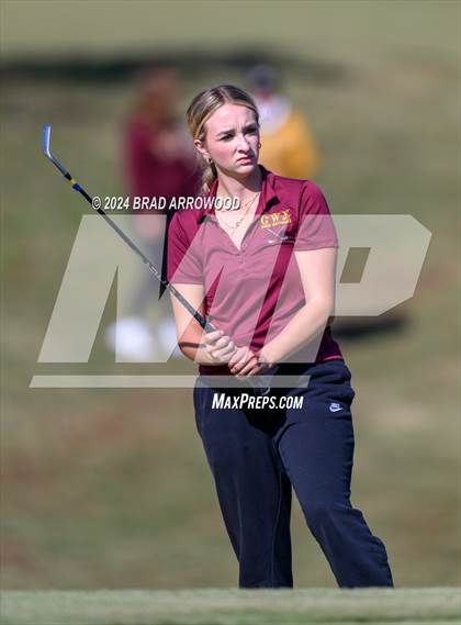 Thumbnail 1 in NCHSAA 1A/2A Girls Golf Finals (Day 1) photogallery.