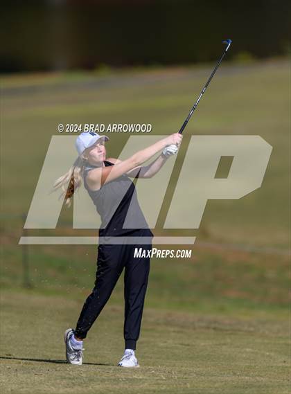 Thumbnail 3 in NCHSAA 1A/2A Girls Golf Finals (Day 1) photogallery.