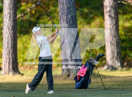 Thumbnail 2 in NCHSAA 1A/2A Girls Golf Finals (Day 1) photogallery.