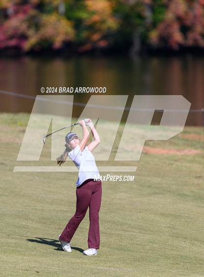 Thumbnail 2 in NCHSAA 1A/2A Girls Golf Finals (Day 1) photogallery.