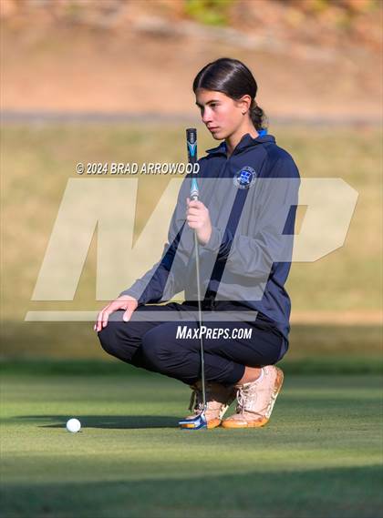 Thumbnail 3 in NCHSAA 1A/2A Girls Golf Finals (Day 1) photogallery.