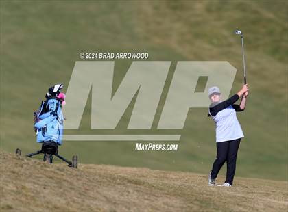 Thumbnail 1 in NCHSAA 1A/2A Girls Golf Finals (Day 1) photogallery.