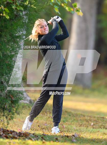 Thumbnail 3 in NCHSAA 1A/2A Girls Golf Finals (Day 1) photogallery.