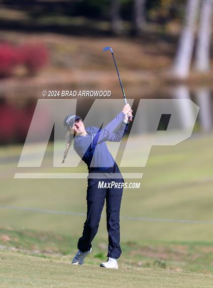 Thumbnail 1 in NCHSAA 1A/2A Girls Golf Finals (Day 1) photogallery.