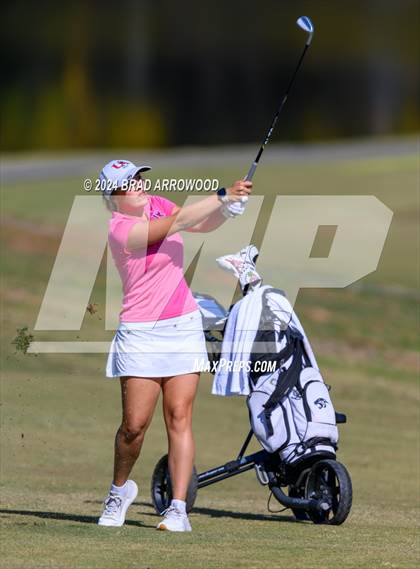 Thumbnail 1 in NCHSAA 1A/2A Girls Golf Finals (Day 1) photogallery.