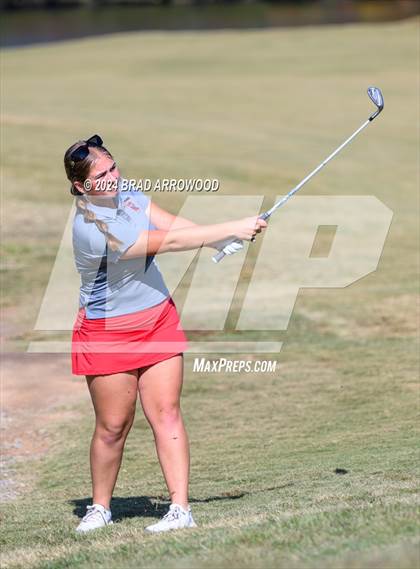 Thumbnail 2 in NCHSAA 1A/2A Girls Golf Finals (Day 1) photogallery.