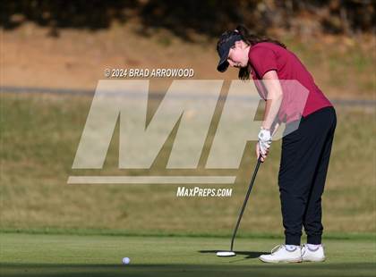 Thumbnail 2 in NCHSAA 1A/2A Girls Golf Finals (Day 1) photogallery.