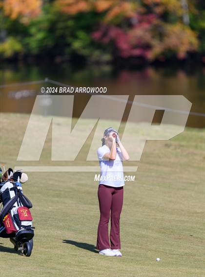 Thumbnail 3 in NCHSAA 1A/2A Girls Golf Finals (Day 1) photogallery.