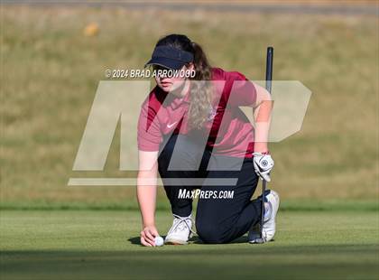 Thumbnail 2 in NCHSAA 1A/2A Girls Golf Finals (Day 1) photogallery.