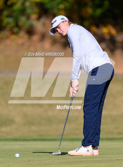 Thumbnail 2 in NCHSAA 1A/2A Girls Golf Finals (Day 1) photogallery.