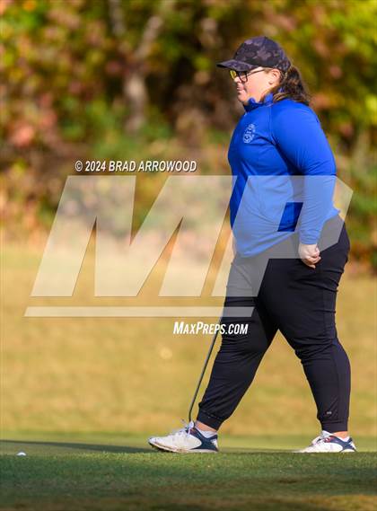 Thumbnail 3 in NCHSAA 1A/2A Girls Golf Finals (Day 1) photogallery.