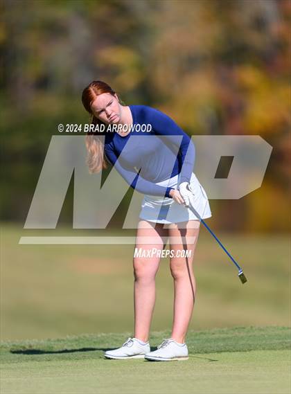 Thumbnail 1 in NCHSAA 1A/2A Girls Golf Finals (Day 1) photogallery.