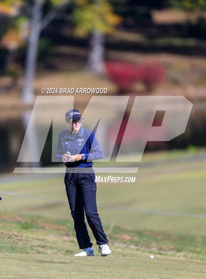 Thumbnail 2 in NCHSAA 1A/2A Girls Golf Finals (Day 1) photogallery.