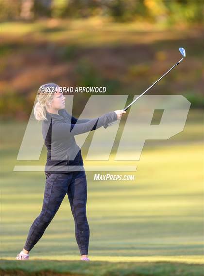 Thumbnail 1 in NCHSAA 1A/2A Girls Golf Finals (Day 1) photogallery.