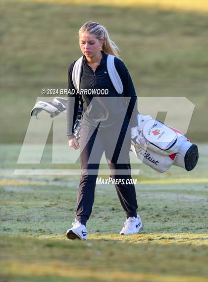 Thumbnail 1 in NCHSAA 1A/2A Girls Golf Finals (Day 1) photogallery.