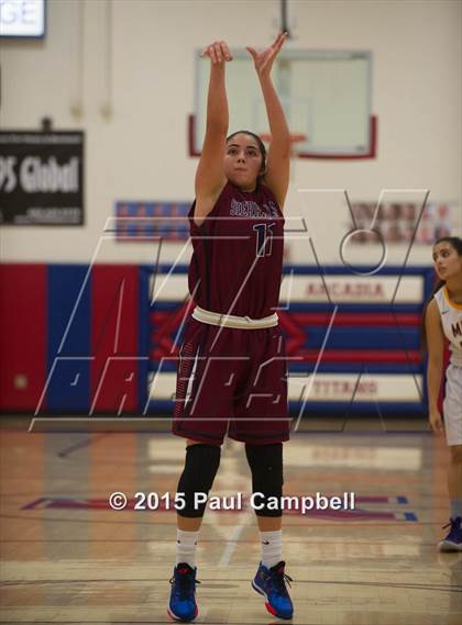 Thumbnail 2 in Mesa vs Sierra Linda (Arcadia Lady Hoops Tournament) photogallery.