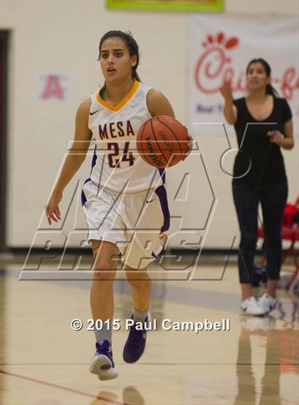Thumbnail 1 in Mesa vs Sierra Linda (Arcadia Lady Hoops Tournament) photogallery.
