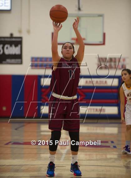 Thumbnail 1 in Mesa vs Sierra Linda (Arcadia Lady Hoops Tournament) photogallery.