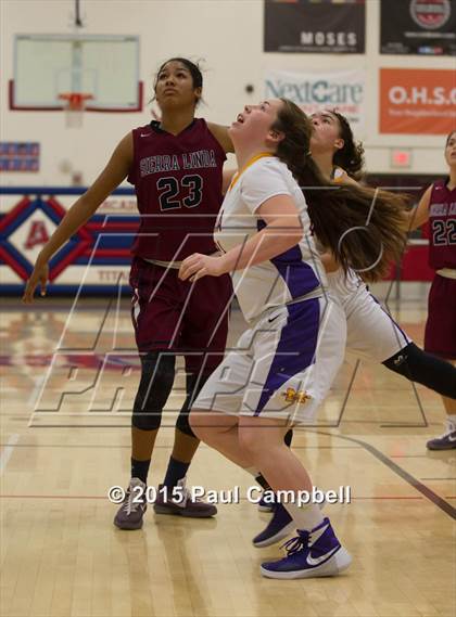 Thumbnail 1 in Mesa vs Sierra Linda (Arcadia Lady Hoops Tournament) photogallery.