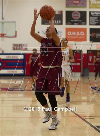 Thumbnail 3 in Mesa vs Sierra Linda (Arcadia Lady Hoops Tournament) photogallery.