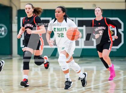 Thumbnail 2 in California vs. St. Mary's (Miramonte Showcase) photogallery.