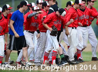 Thumbnail 1 in Trinity Catholic vs. Portland (CIAC Class S Semifinal) photogallery.