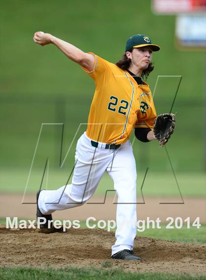 Thumbnail 3 in Trinity Catholic vs. Portland (CIAC Class S Semifinal) photogallery.
