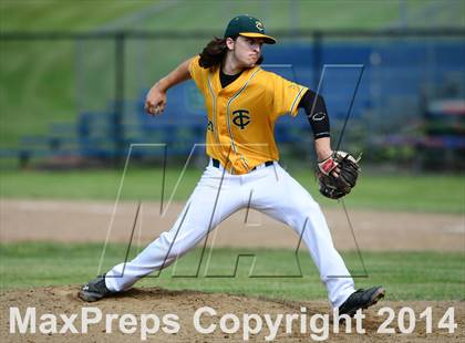 Thumbnail 2 in Trinity Catholic vs. Portland (CIAC Class S Semifinal) photogallery.