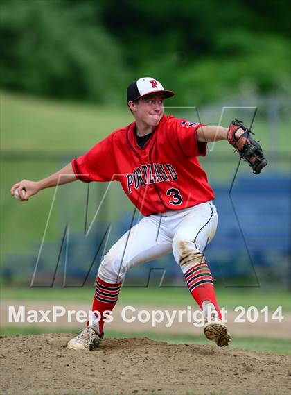 Thumbnail 1 in Trinity Catholic vs. Portland (CIAC Class S Semifinal) photogallery.