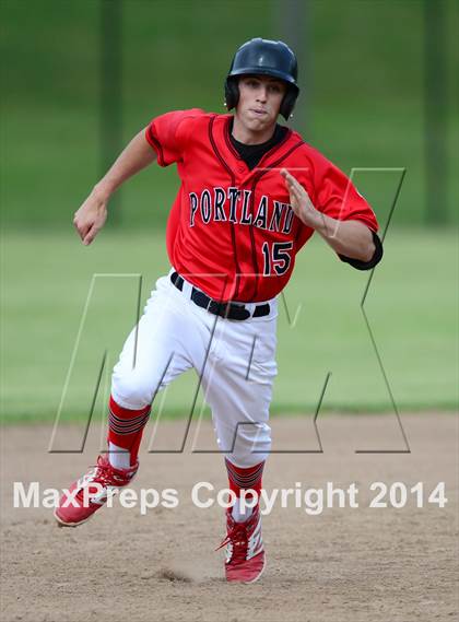 Thumbnail 3 in Trinity Catholic vs. Portland (CIAC Class S Semifinal) photogallery.