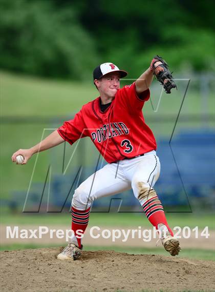 Thumbnail 2 in Trinity Catholic vs. Portland (CIAC Class S Semifinal) photogallery.