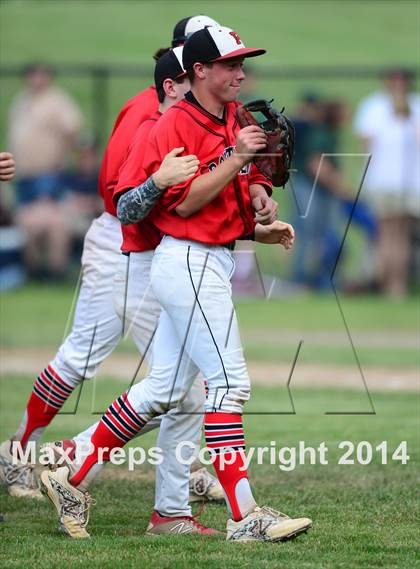 Thumbnail 2 in Trinity Catholic vs. Portland (CIAC Class S Semifinal) photogallery.