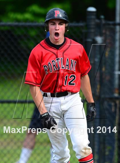Thumbnail 3 in Trinity Catholic vs. Portland (CIAC Class S Semifinal) photogallery.